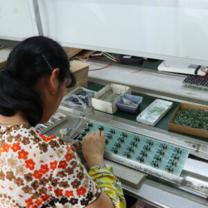 Electronics and PCB assembly line at a Tianchang manufacturer
